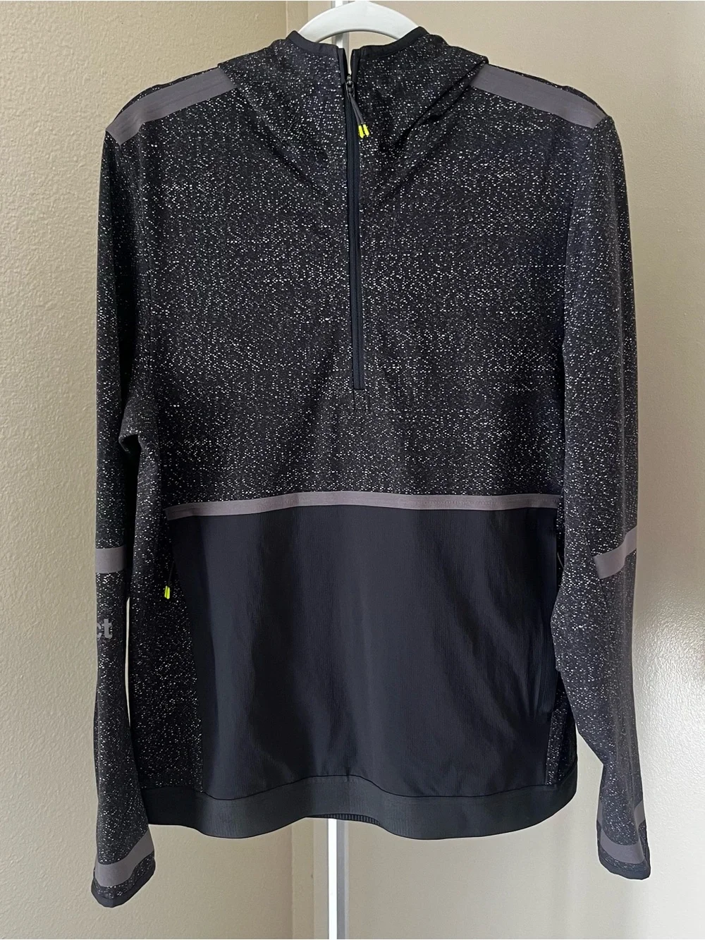 Lululemon x Robert Geller 1/2 Zip Pullover Hoodie Heather Grey Moonphase Size M
